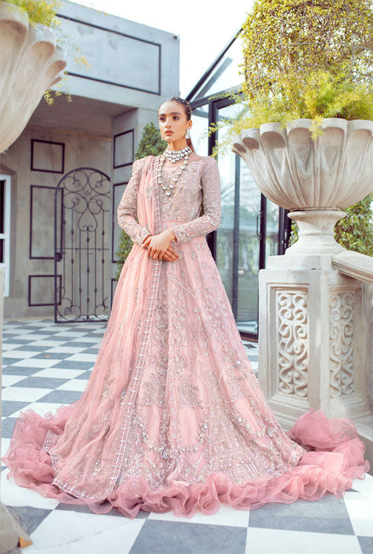 Pink Walima Bridal Dress 2018 Designer Bridal Light Pink Indian Wedding Dress For Walima Pink Walima Bridal Dress 2018 Designer Bridal Light Pink Indian Wedding Dress For Walima
