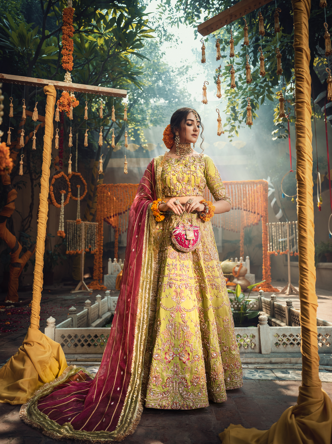 mehndi bridal-ayesha and usman-best fashion designer in pakistan