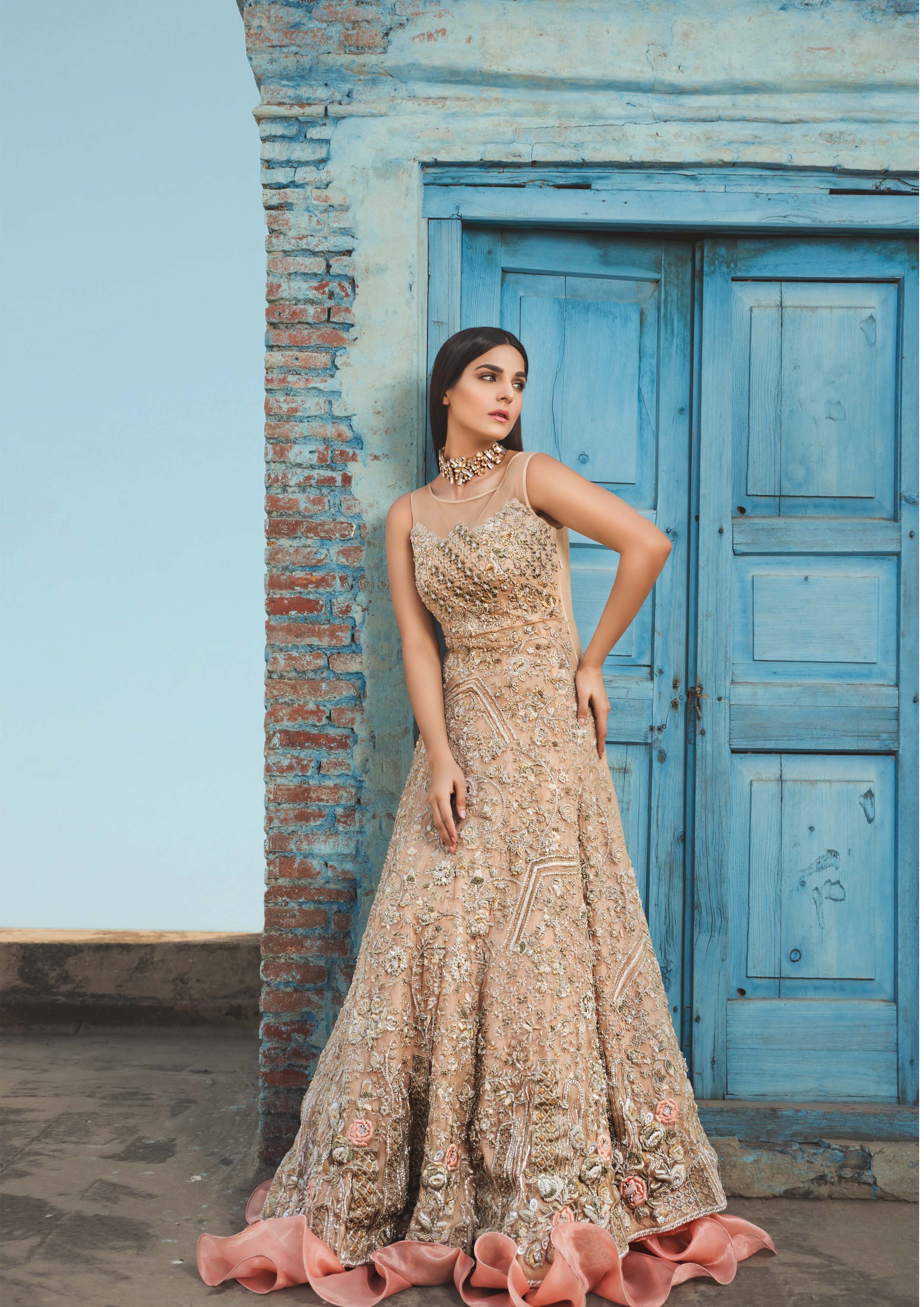 Bridal maxi best sale pakistani 2018