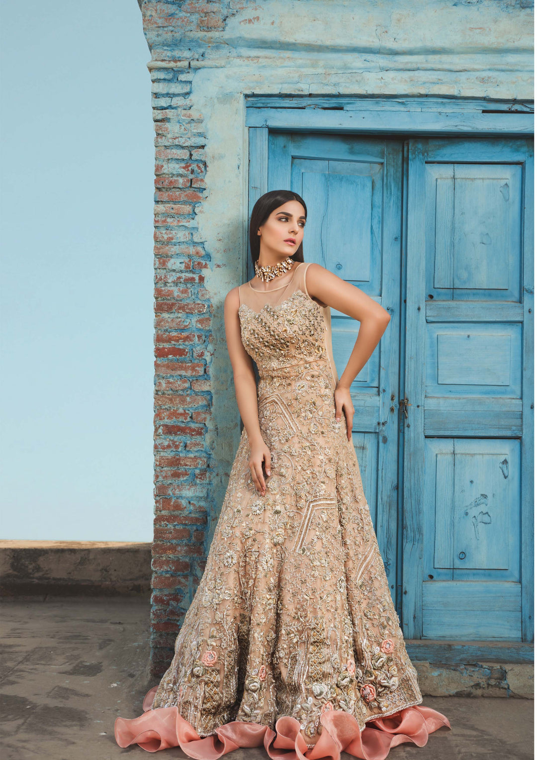 Blush Glory Pink Bridal for Pakistani Wedding L Blush Glory Pink Bridal for Pakistani Wedding L
